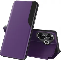 Coque à rabat Phonesta Smart Side View pour Xiaomi Poco F6 - Violet