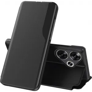 Coque à rabat Phonesta Smart Side View pour Xiaomi Poco F6 - Noir