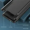 Coque à rabat Phonesta Smart Side View pour Xiaomi Poco F6 Pro - Violet 2