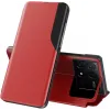 Coque à rabat Phonesta Smart Side View pour Xiaomi Poco F6 Pro - Rouge 0
