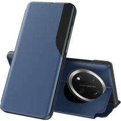 Coque à rabat Phonesta Smart Side View pour HONOR Magic7 Lite - Bleu