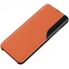 Coque à rabat Phonesta Smart Side View pour HONOR Magic7 Lite - Orange 1