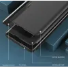 Coque à rabat Phonesta Smart Side View pour HONOR Magic7 Lite - Rouge 2