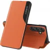 Coque à rabat Phonesta Smart Side View pour Samsung Galaxy A55 - Orange 0