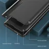 Coque à rabat Phonesta Smart Side View pour Samsung Galaxy A55 - Orange 2