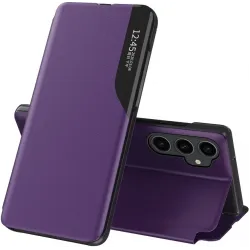 Coque à rabat Phonesta Smart Side View pour Samsung Galaxy S23 FE/S23 Plus - Violet