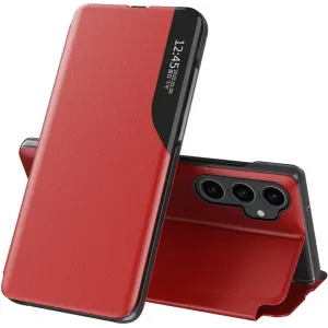 Coque à rabat Phonesta Smart Side View pour Samsung Galaxy S23 FE/S23 Plus - Rouge