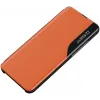 Coque à rabat Phonesta Smart Side View pour Samsung Galaxy S25 Plus/S24 Plus - Orange 1