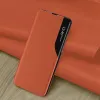 Coque à rabat Phonesta Smart Side View pour Samsung Galaxy S25 Ultra - Orange 2