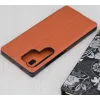 Coque à rabat Phonesta Smart Side View pour Samsung Galaxy S25 Ultra - Orange 7
