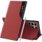 Coque à rabat Phonesta Smart Side View pour Samsung Galaxy S25 Ultra - Rouge