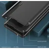 Coque à rabat Phonesta Smart Side View pour Samsung Galaxy S25 Edge - Rouge 4