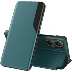 Coque à rabat Phonesta Smart Side View pour Xiaomi Poco X7 Pro - Vert
