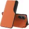Coque à rabat Phonesta Smart Side View pour Xiaomi Poco X7 Pro - Orange