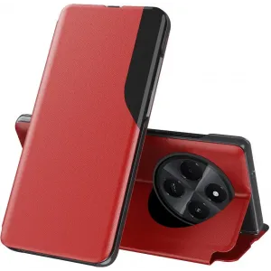 Coque à rabat Phonesta Smart Side View pour Xiaomi Redmi 14C / Xiaomi Poco C75 - Rouge