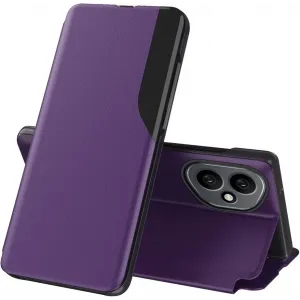 Coque à rabat Phonesta Smart Side View pour HONOR 400 - Violet