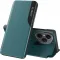 Coque à rabat Phonesta Smart Side View pour HONOR 400 Pro - Vert