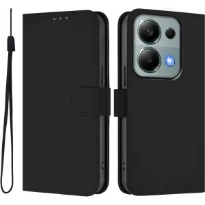 Coque portefeuille Phonesta Soft Skin pour Xiaomi Redmi Note 13 Pro - Noir
