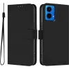 Coque portefeuille Phonesta Soft Skin pour Motorola Moto G45 / Moto G34 - Noir