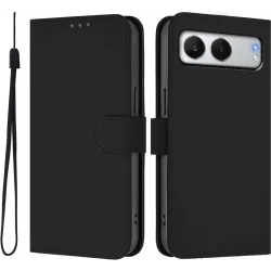 Coque portefeuille Phonesta Soft Skin pour OnePlus Nord 4 - Noir