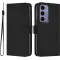 Coque portefeuille Phonesta Soft Skin pour Samsung Galaxy S25/S24 - Noir