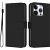 Coque portefeuille Phonesta Soft Skin pour Apple iPhone 16 Pro - Noir