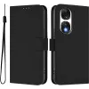 Coque portefeuille Phonesta Soft Skin pour HONOR 90 - Noir