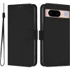 Coque portefeuille Phonesta Soft Skin pour Google Pixel 8a - Noir