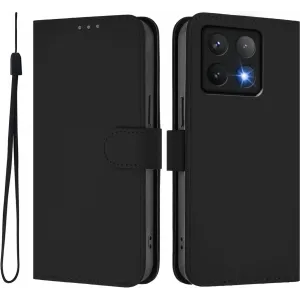 Coque portefeuille Phonesta Soft Skin pour Xiaomi 14T Pro - Noir