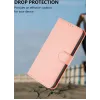 Coque portefeuille Phonesta Soft Skin pour Xiaomi Redmi 14C / Xiaomi Poco C75 - Rose tendre 6