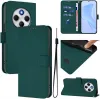 Coque portefeuille Phonesta Soft Skin pour Xiaomi Redmi 14C / Xiaomi Poco C75 - Vert foncé 1