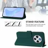 Coque portefeuille Phonesta Soft Skin pour Xiaomi Redmi 14C / Xiaomi Poco C75 - Vert foncé 2