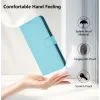 Coque portefeuille Phonesta Soft Skin pour Xiaomi Redmi 14C / Xiaomi Poco C75 - Bleu clair 5