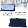 Coque portefeuille Phonesta Soft Skin pour HMD Pulse/Pulse Plus/Pulse Pro - Bleu foncé 2