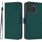 Coque portefeuille Phonesta Soft Skin pour Motorola Moto G17/G17 Power/G15/G15 Power - Vert foncé