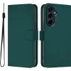 Coque portefeuille Phonesta Soft Skin pour Samsung Galaxy A55 - Vert foncé
