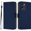 Coque portefeuille Phonesta Soft Skin pour Motorola Moto G05 / Moto E15 - Bleu foncé