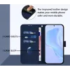 Coque portefeuille Phonesta Soft Skin pour OnePlus 13R - Bleu foncé 3