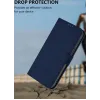 Coque portefeuille Phonesta Soft Skin pour OnePlus 13R - Bleu foncé 5