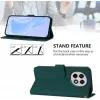 Coque portefeuille Phonesta Soft Skin pour OnePlus 13R - Vert foncé 2