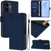 Coque portefeuille Phonesta Soft Skin pour Oppo Reno13 F 4G/5G / Reno13 FS 5G - Bleu foncé 2