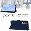 Coque portefeuille Phonesta Soft Skin pour Samsung Galaxy S25 Edge - Bleu foncé 3