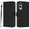 Coque portefeuille Phonesta Soft Skin pour Samsung Galaxy S25 Edge - Noir
