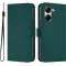 Coque portefeuille Phonesta Soft Skin pour Xiaomi Poco X7 Pro - Vert foncé