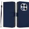 Coque portefeuille Phonesta Soft Skin pour Xiaomi Redmi Note 14 Pro 4G - Bleu foncé