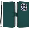 Coque portefeuille Phonesta Soft Skin pour Xiaomi Redmi Note 14 Pro 4G - Vert foncé