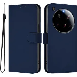 Coque portefeuille Phonesta Soft Skin pour Xiaomi 15 Ultra - Bleu foncé