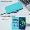 Coque portefeuille Phonesta Soft Skin pour Xiaomi Redmi 14C / Xiaomi Poco C75 - Bleu océan 7