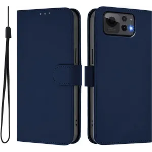 Coque portefeuille Phonesta Soft Skin pour Asus Zenfone 12 Ultra - Bleu foncé