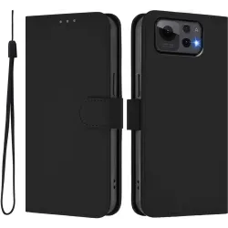 Coque portefeuille Phonesta Soft Skin pour Asus Zenfone 12 Ultra - Noir